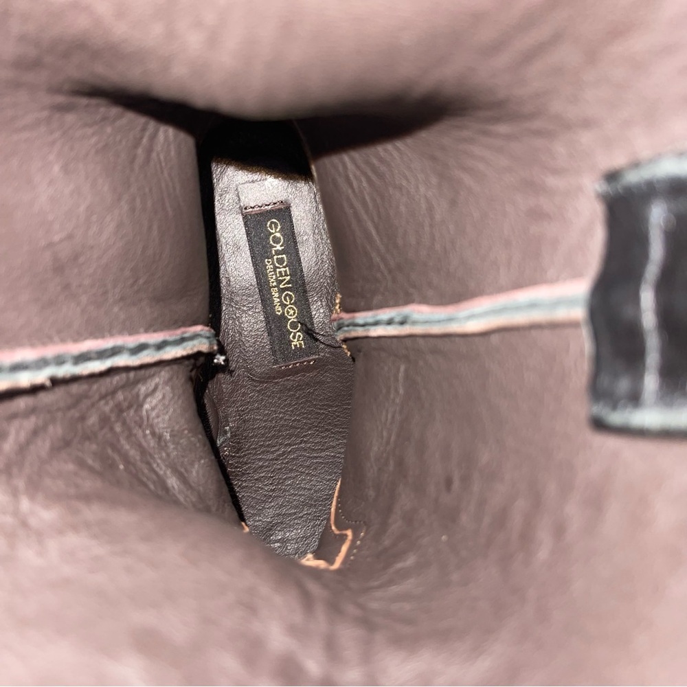 Golden Goose Deluxe Women’s 6 (36) Iron Eagle The Original Golden Moto Boots - Picture 11 of 12